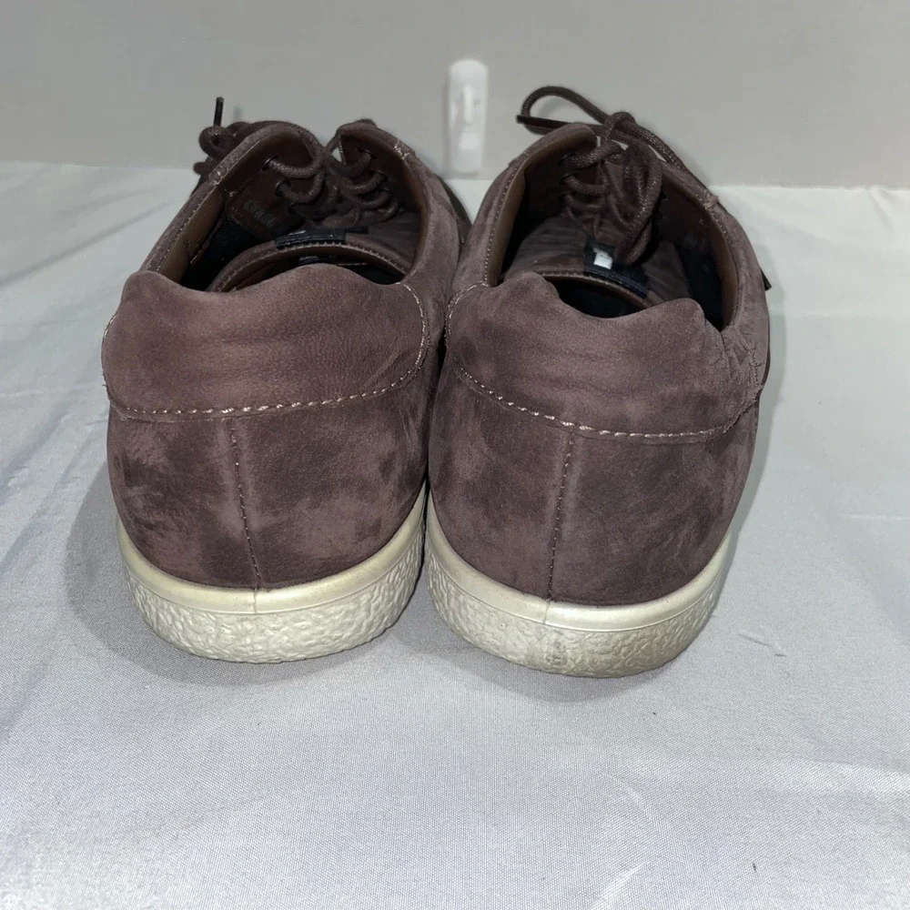 ECCO‎ Soft 7 Mens Brown Nubuck Leather Sneakers Low Top Shoes Size 43 9.5-10